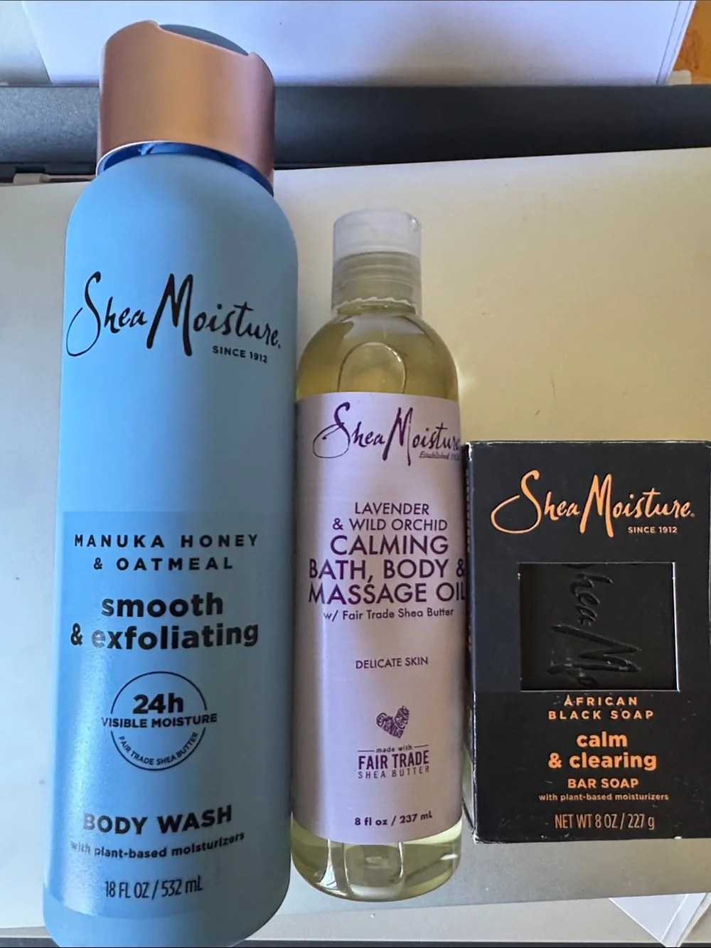 SheaMoisture Lavender & Wild Orchid Bath, Body & Massage Oil